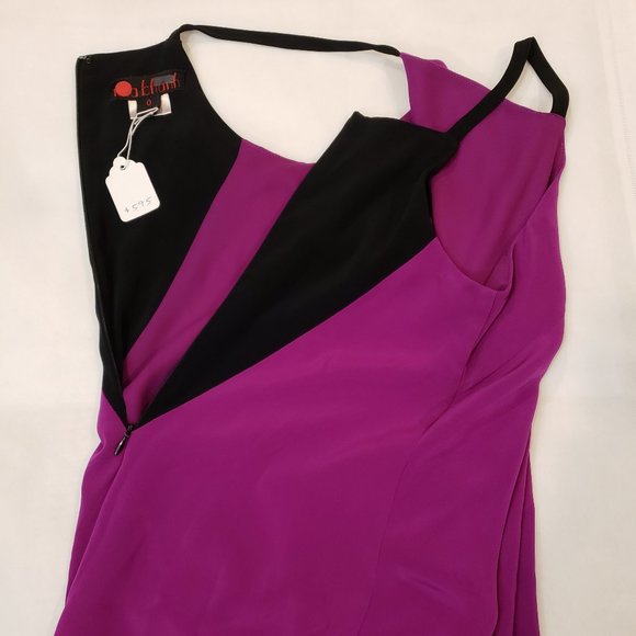 Nha Khanh NWOT block color high low slip dress - Picture 10 of 11